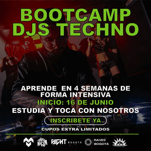 BOOTCAMP CURSO DJS TECHNO